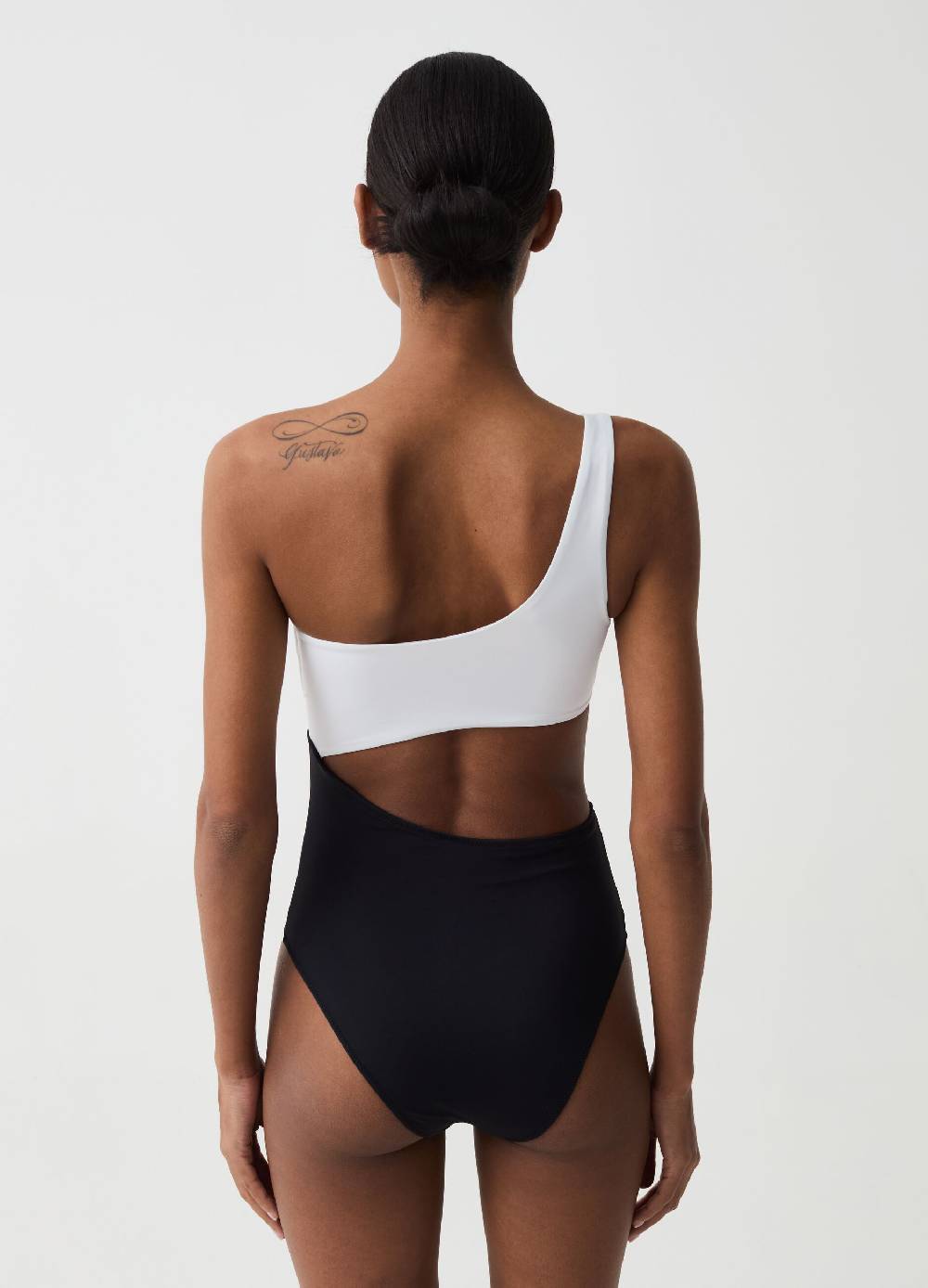 Ovs Costume intero monospalla bicolore Sottocosto