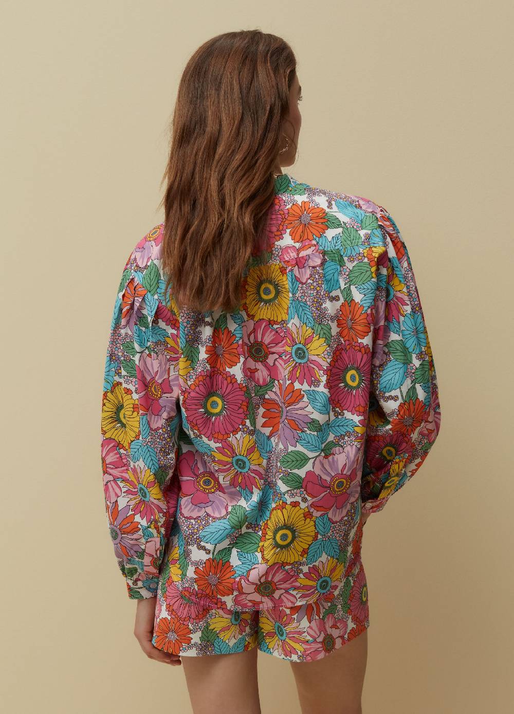 Ovs Camicia in cotone con stampa a fiori Convenienza