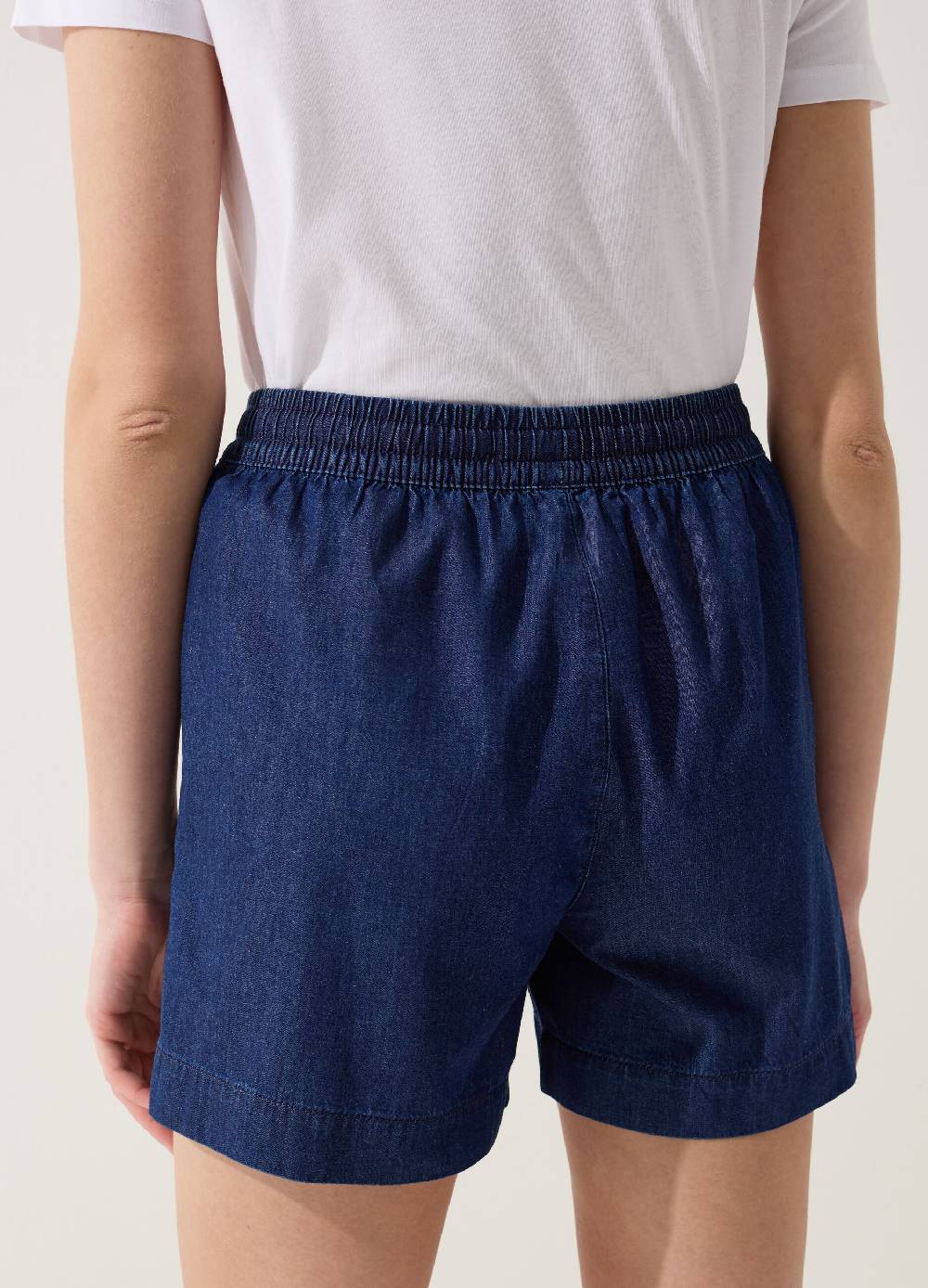 Ovs Shorts fluido effetto denim con coulisse Presa