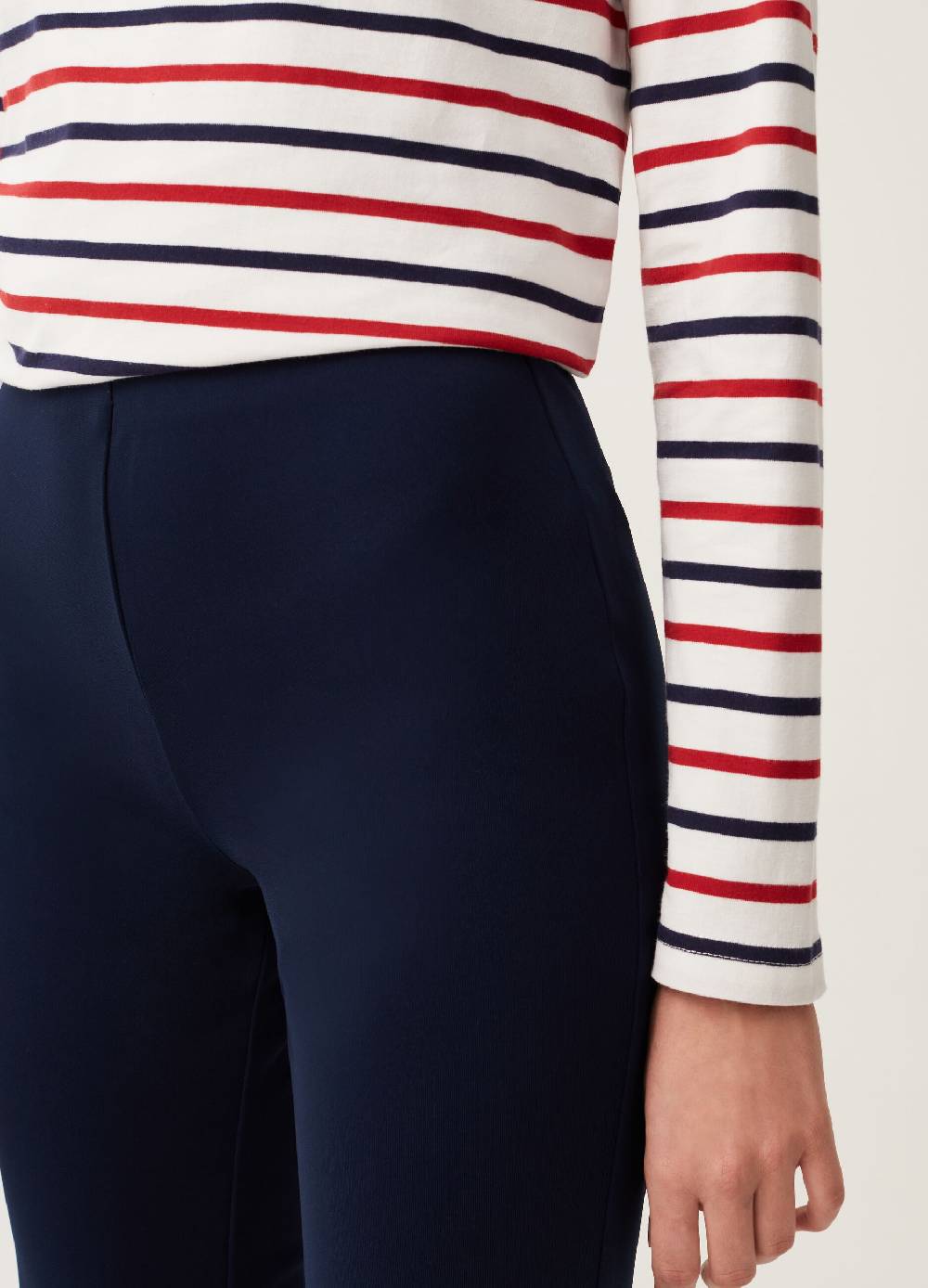 Ovs Pantaloni flare fit tinta unita Sconto