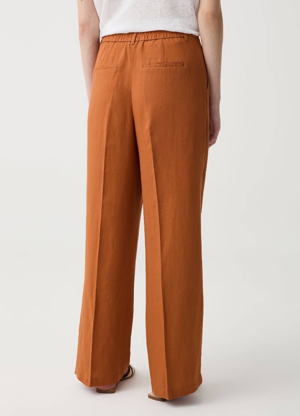 Ovs Pantalone wide leg con pinces In Saldo