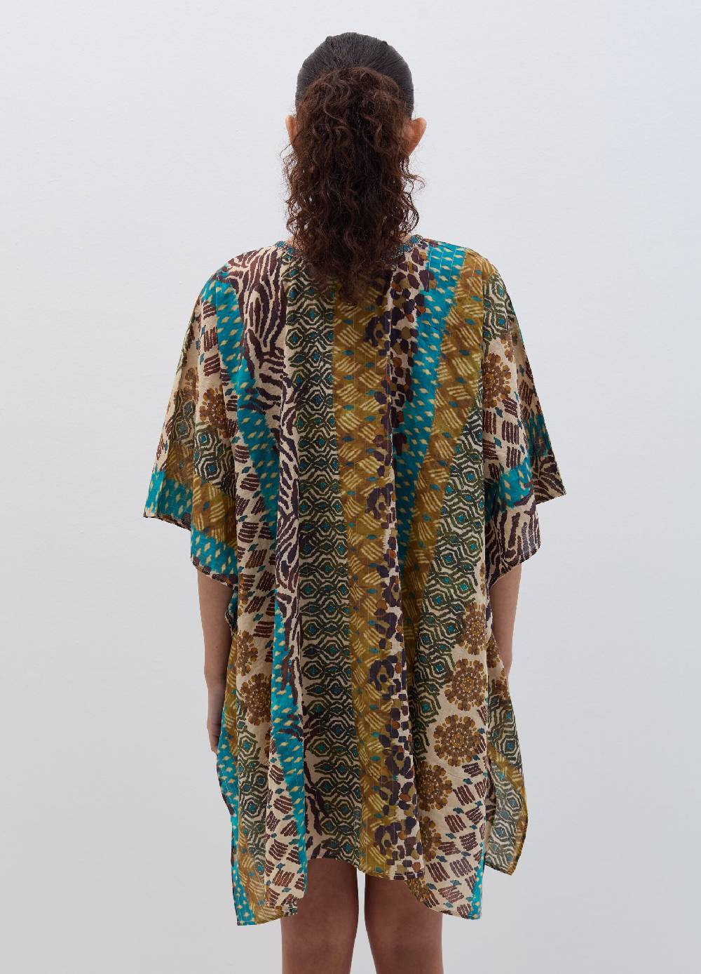 Ovs Kimono aperto copri costume stampa esotica Nuova