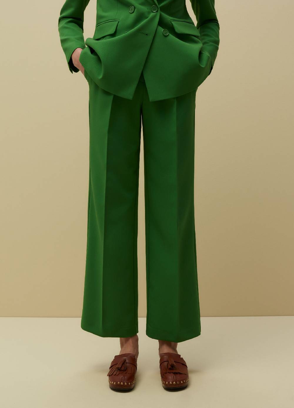 Ovs Pantaloni wide leg con pinces 2025