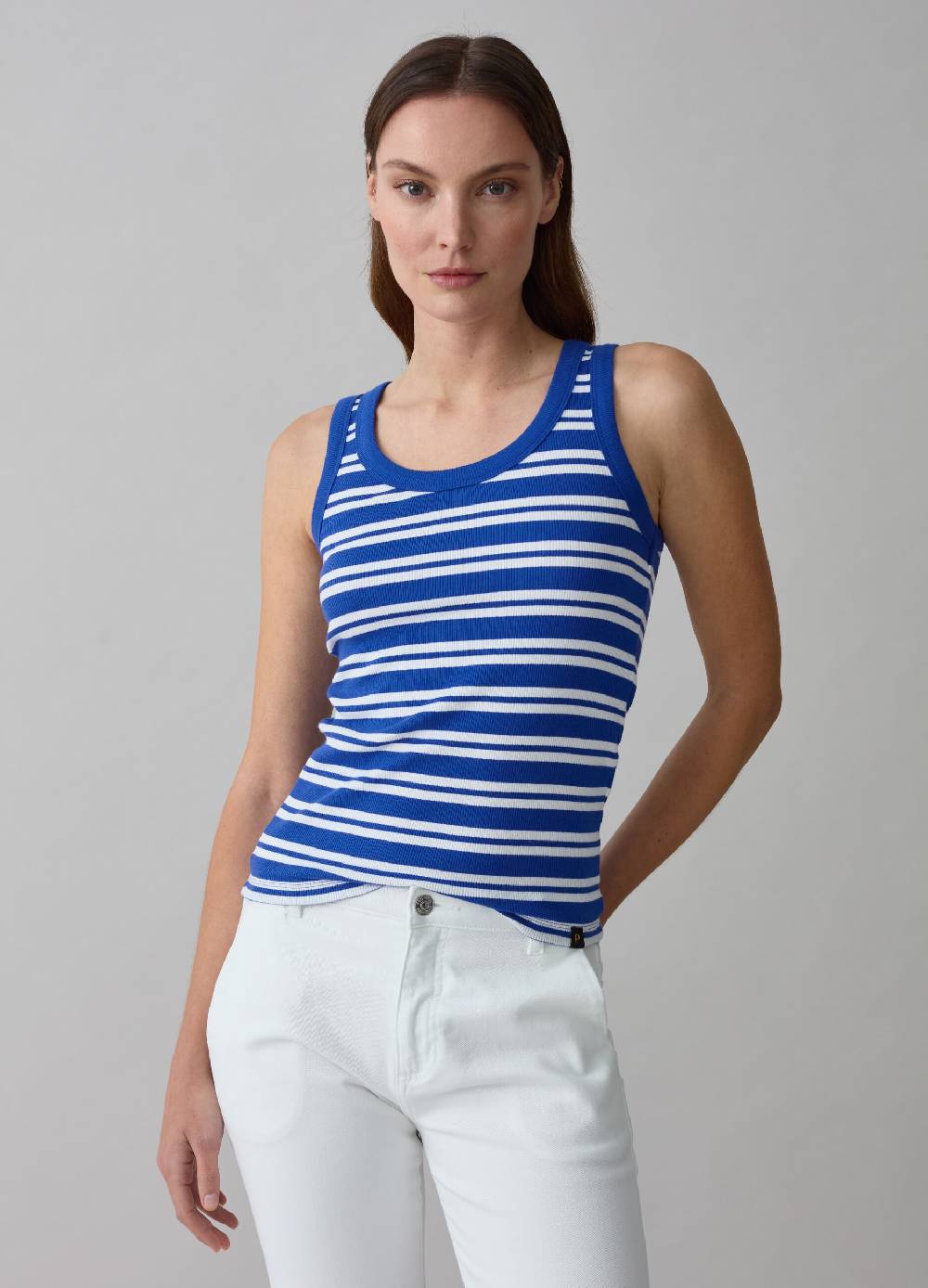 Ovs Tank top a costine fantasia a righe