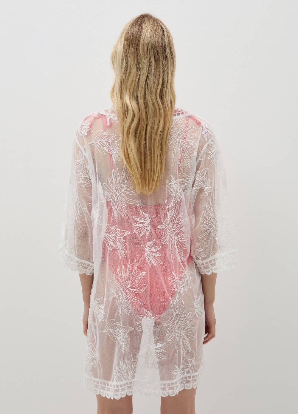 Ovs Kimono copri costume con ricamo foliage Offerta