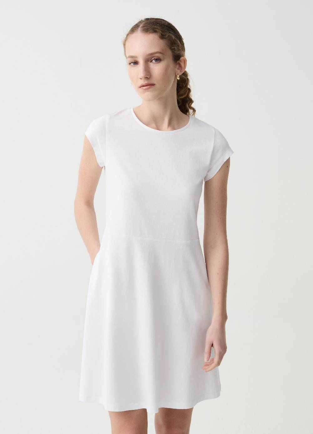 Ovs Vestito Essential corto in cotone