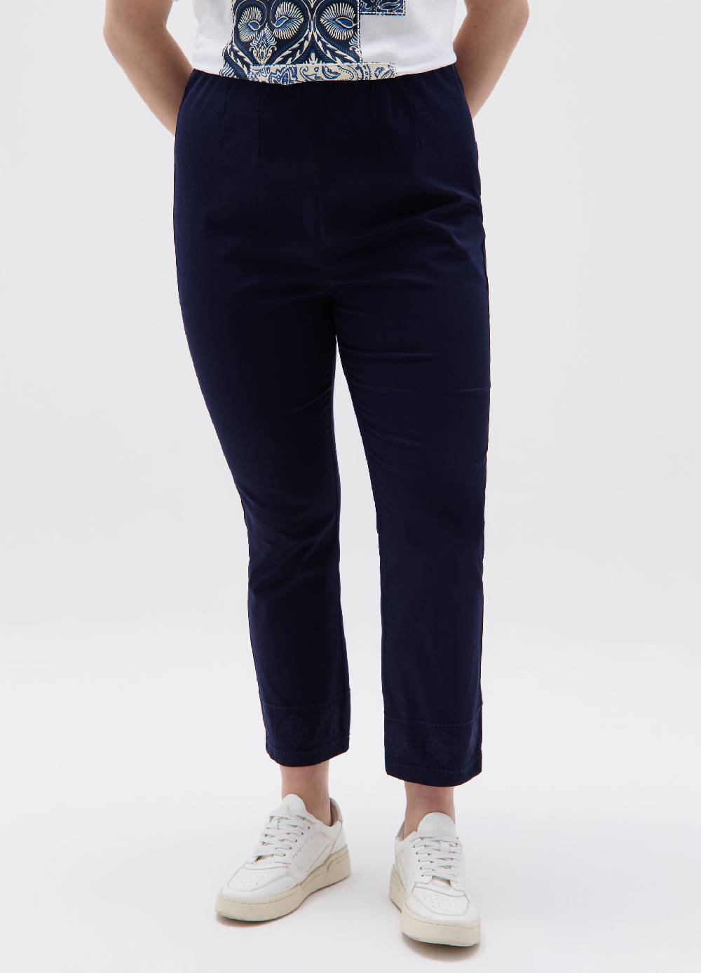 Ovs Pantalone a sigaretta con sangallo Curvy Vendite Flash
