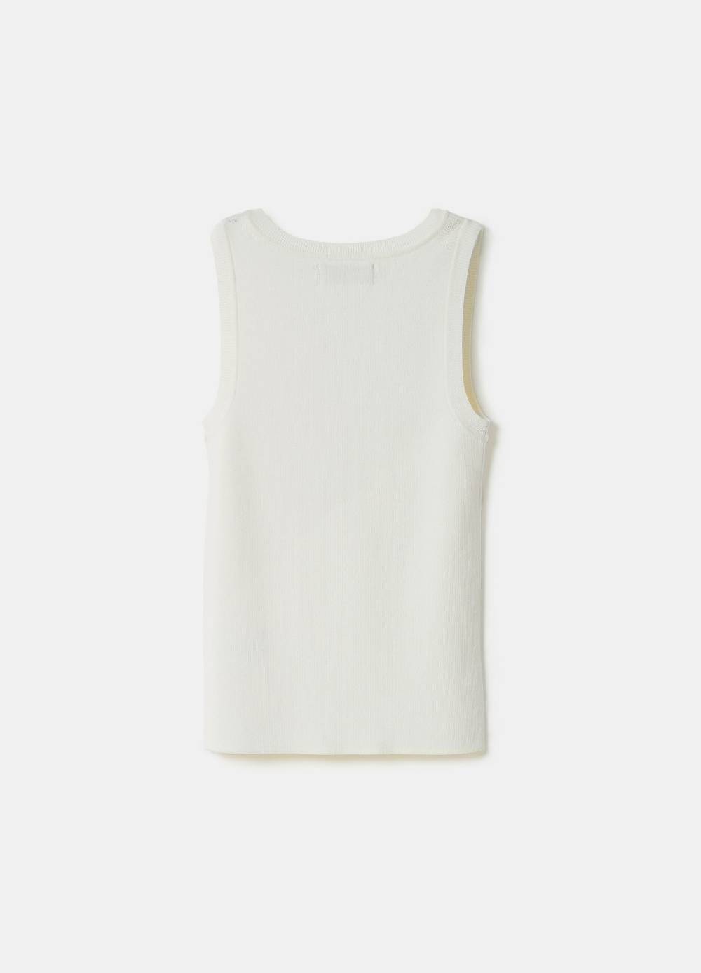 Ovs Tank top a costine con scollo rotondo Italy