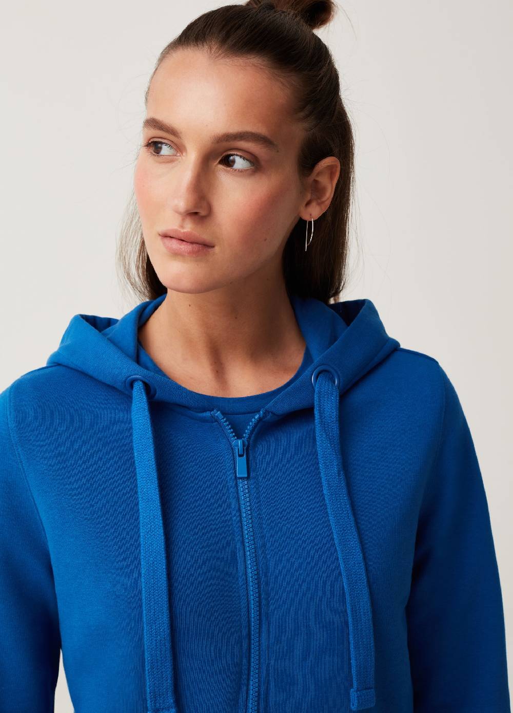 Ovs Full-zip Fitness in felpa con cappuccio Vendita