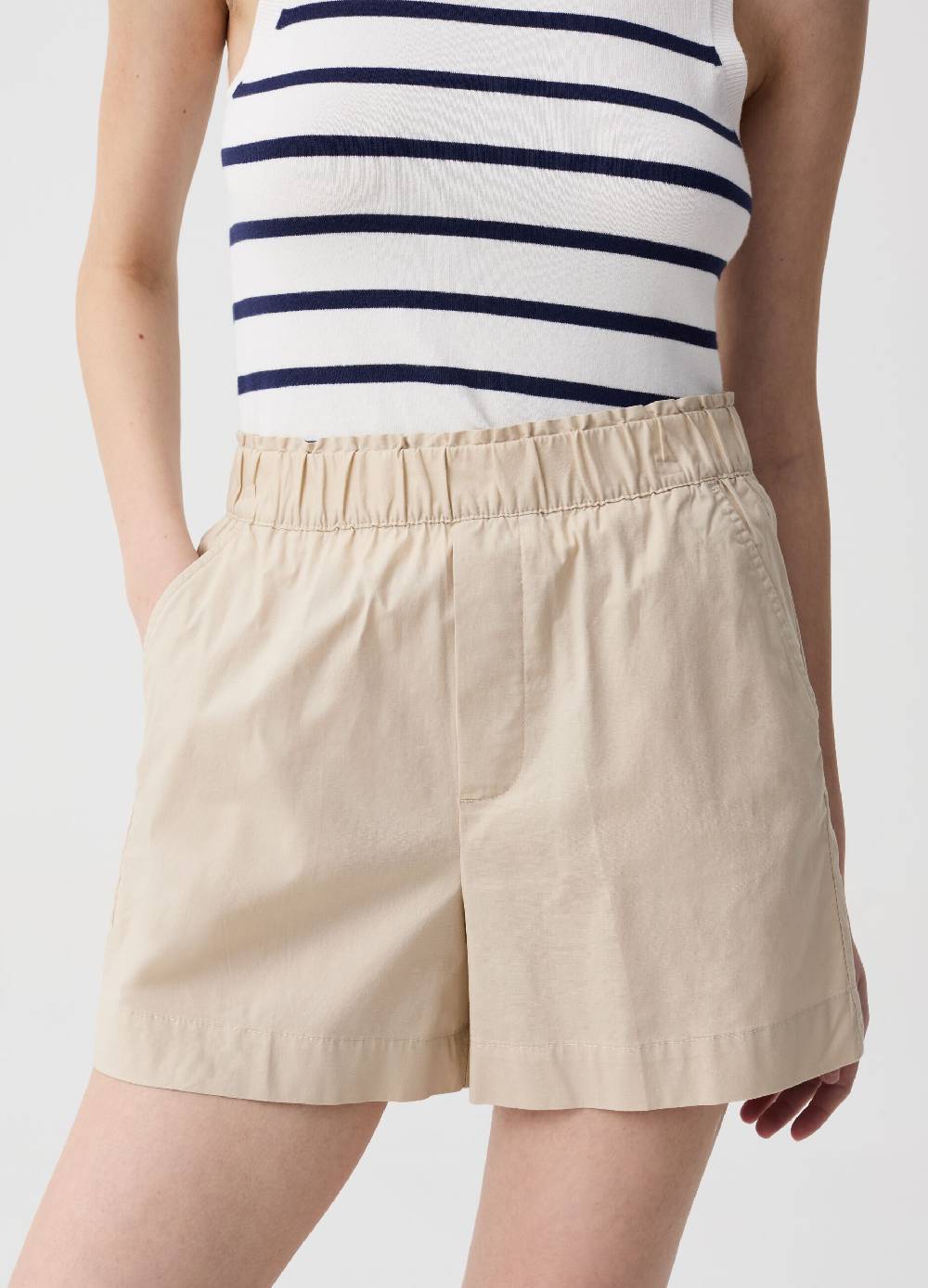 Ovs Shorts pull on in cotone stretch Fino Al -60%