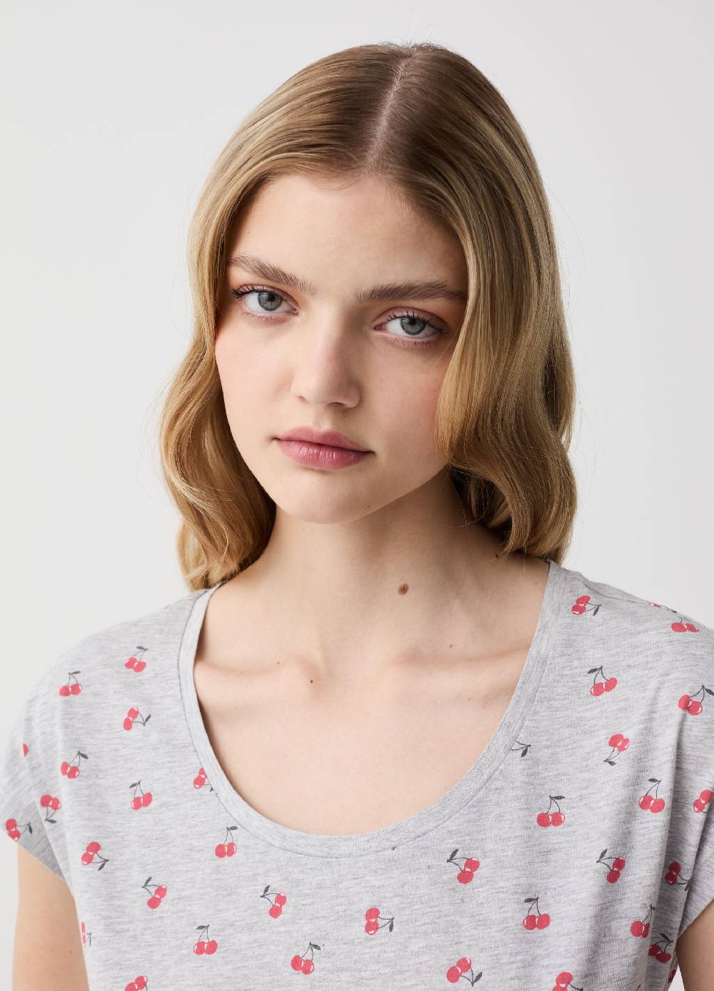 Ovs Camicia da notte con stampa ciliegie Sottocosto