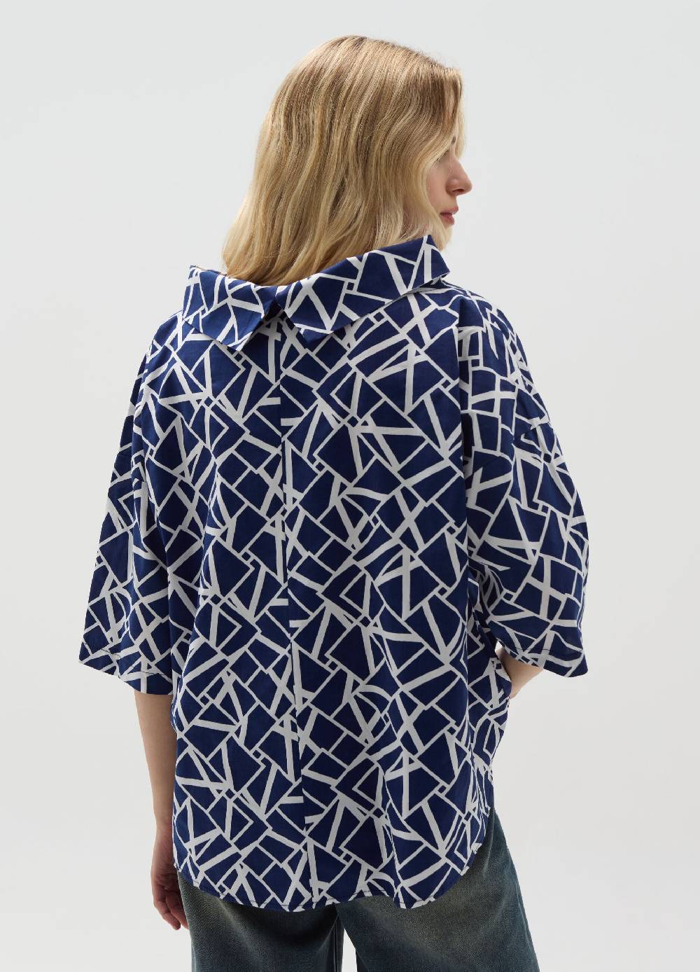 Ovs Blusa con collo risvoltato fantasia I Più Venduti