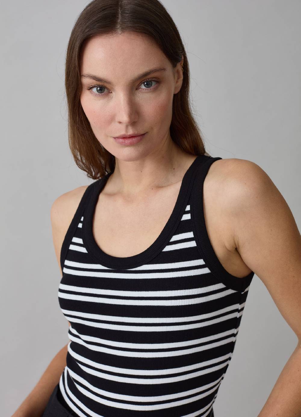 Ovs Tank top a costine fantasia a righe Moda