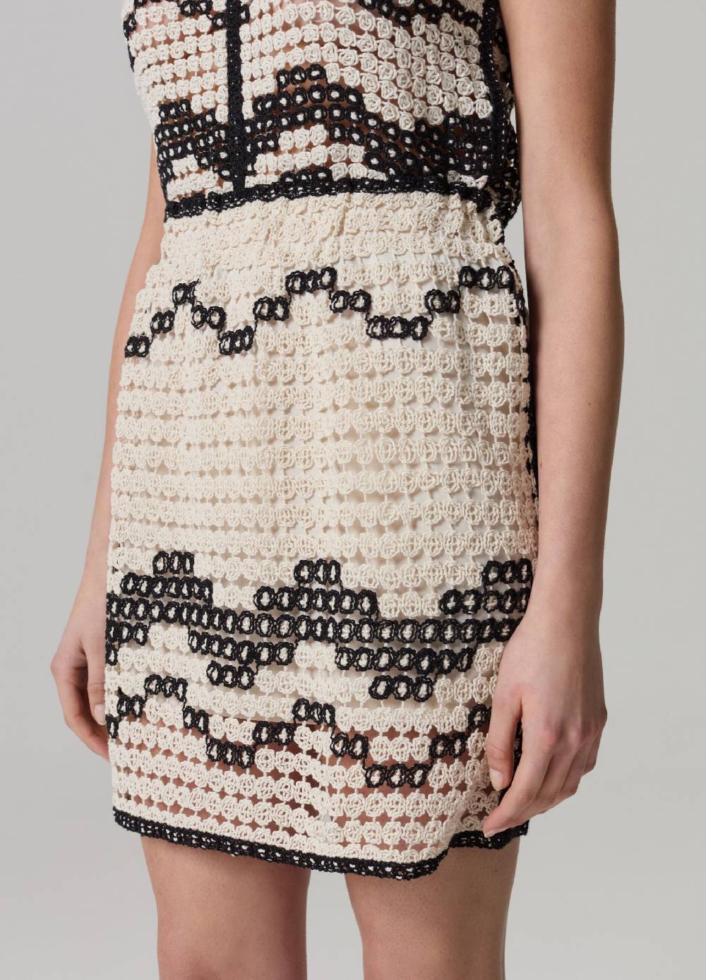 Ovs Minigonna crochet con motivo ondulato 2025