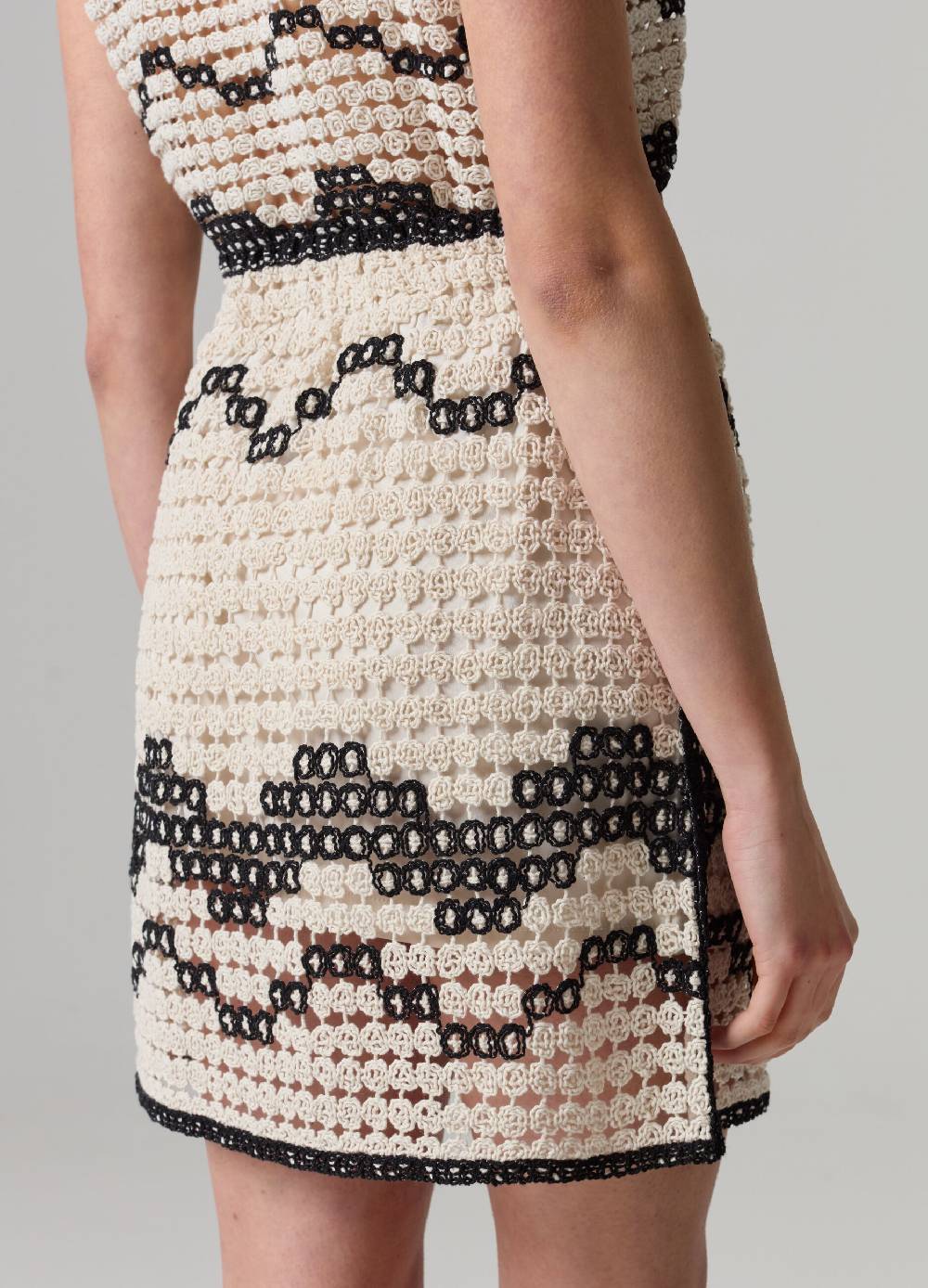 Ovs Minigonna crochet con motivo ondulato 2025