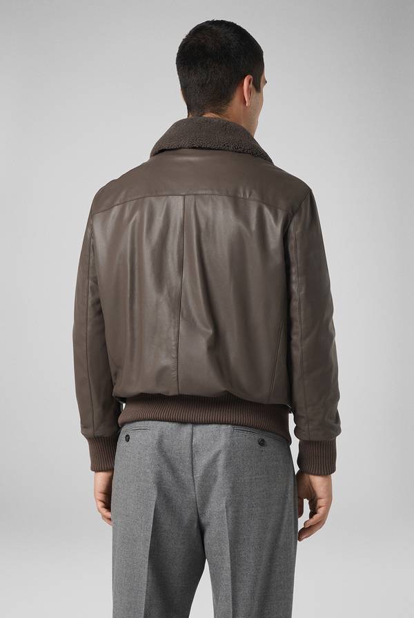 Pal Zileri Bomber in pelle modello Aviator Spedizione Gratuita