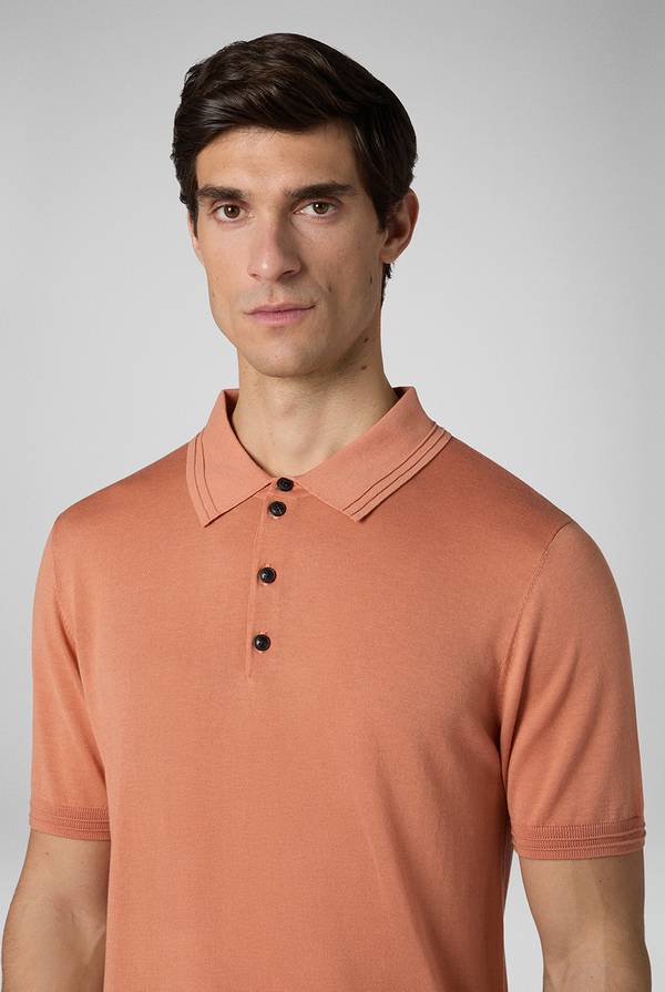 Pal Zileri Polo in cotone e tencel Fino al 50% di sconto