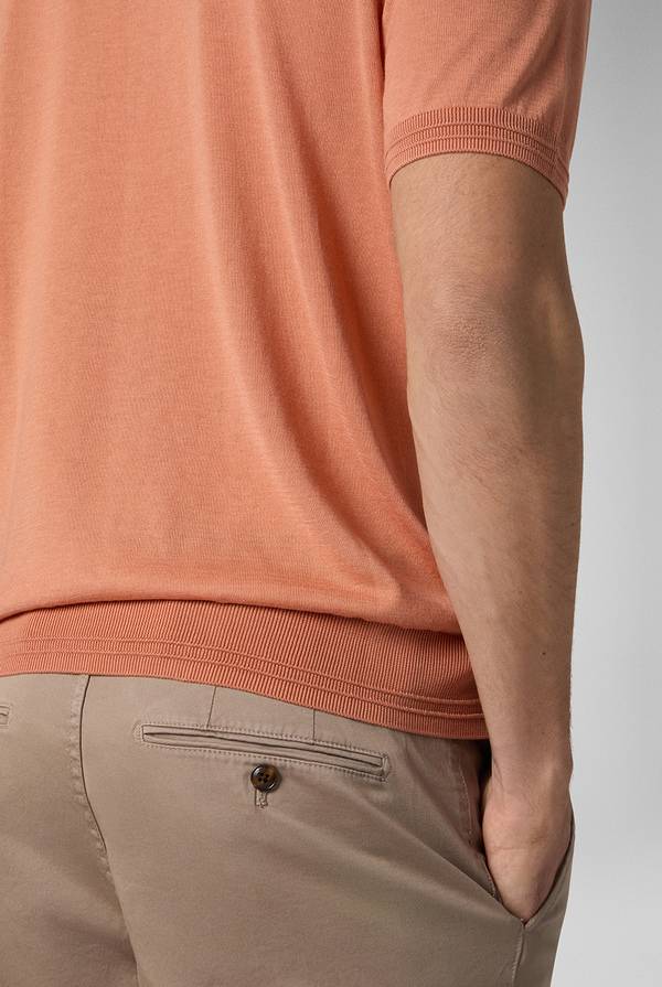 Pal Zileri Polo in cotone e tencel Fino al 50% di sconto