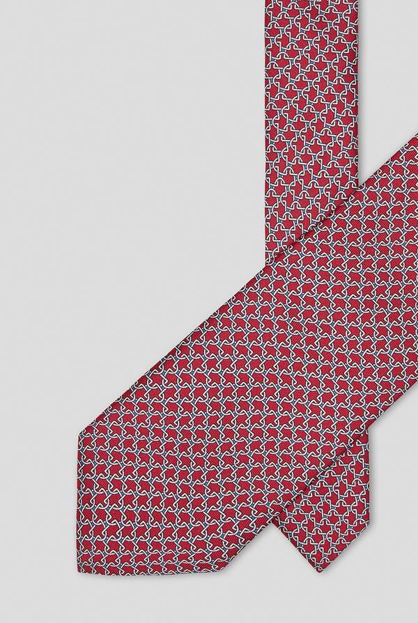 Pal Zileri Cravatta in pura seta stampata con motivo geometrico In Linea