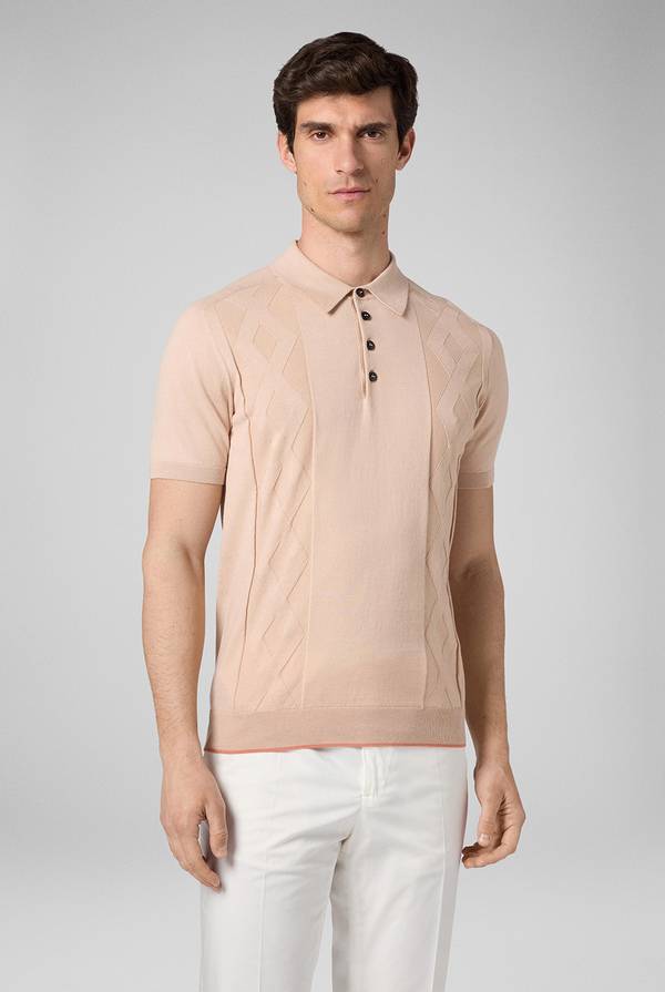 Pal Zileri Polo in maglia con calati Qualità Garantita