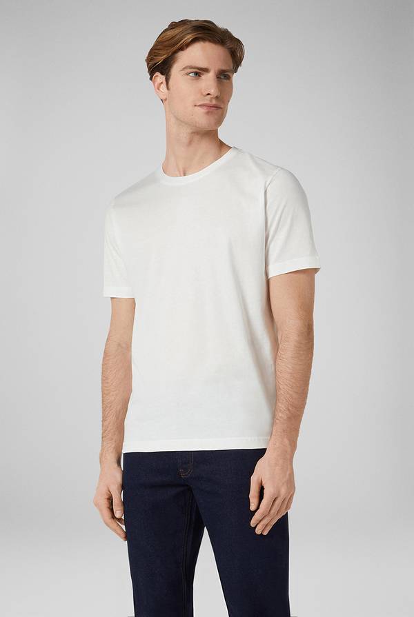 Pal Zileri T-Shirt in cotone nel colore bianco Promozione Limitata