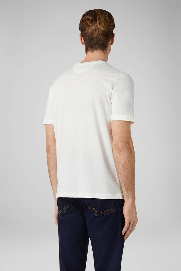 Pal Zileri T-Shirt in cotone nel colore bianco Promozione Limitata