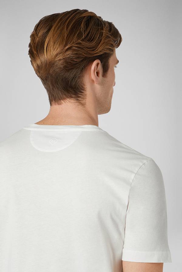 Pal Zileri T-Shirt in cotone nel colore bianco Promozione Limitata