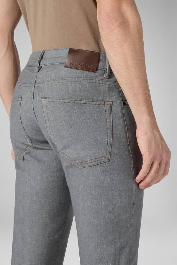 Pal Zileri Denim 5 tasche effetto lino Hotsell