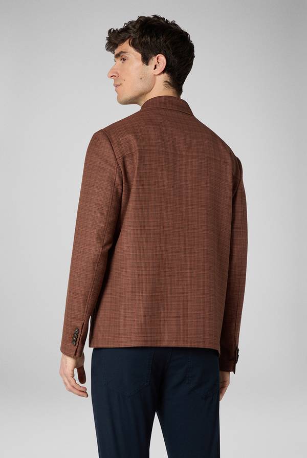 Pal Zileri Giacca camicia con motivo micro check Lightning offer