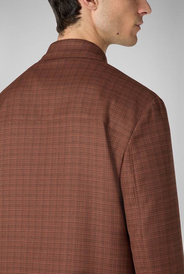 Pal Zileri Giacca camicia con motivo micro check Lightning offer