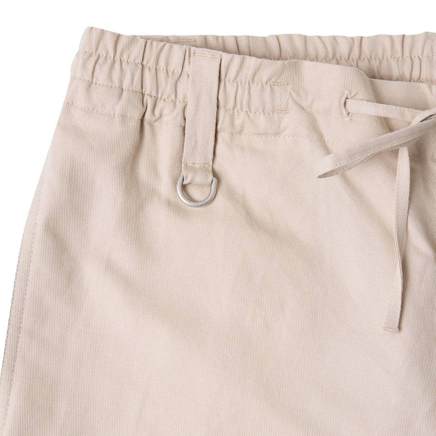 Paolo Pecora Pantalone in Tela di Cotone Lino - Sabbia Smaltimento dello stoccaggio