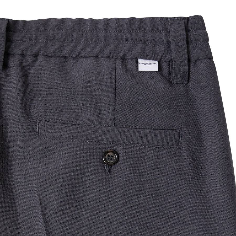 Paolo Pecora Pantalone in Fresco Lana - Grigio Antracite Nuovi prodotti