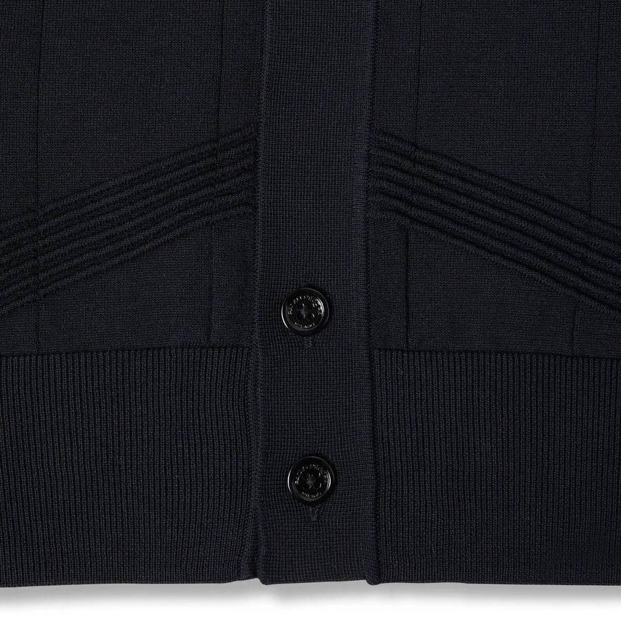 Paolo Pecora Maglia in Cotone Crepe Extrafine - Nero Promozione temporanea