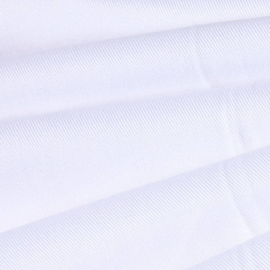 Paolo Pecora Chino Sartoriale in Gabardina di Cotone - Bianco Fino al 65% di sconto