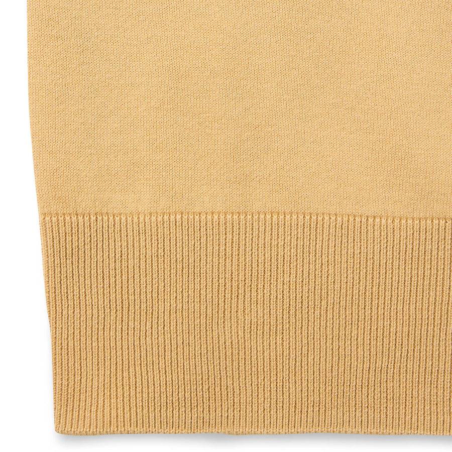 Paolo Pecora Maglia Girocollo in Puro Cotone Extrafine - Curry Offerta speciale della fabbrica