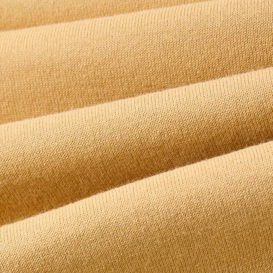 Paolo Pecora Maglia Girocollo in Puro Cotone Extrafine - Curry Offerta speciale della fabbrica