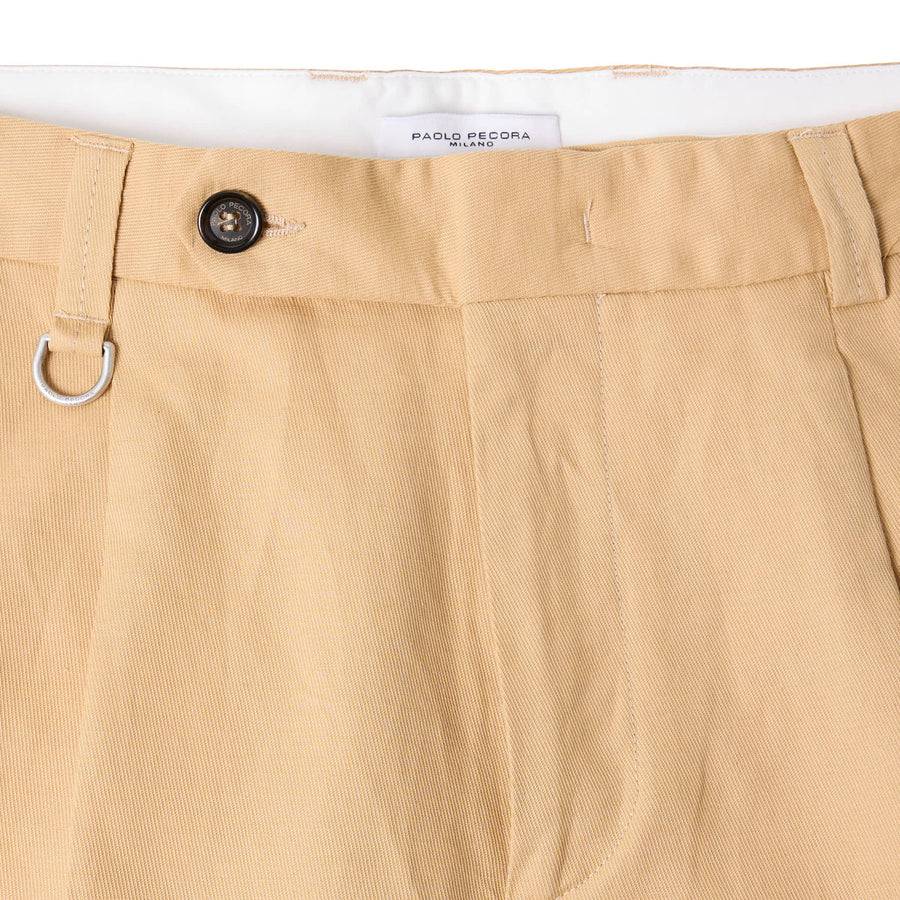 Paolo Pecora Chino in Tela di Cotone Lino - Curry Discount Store per i nuovi prodotti