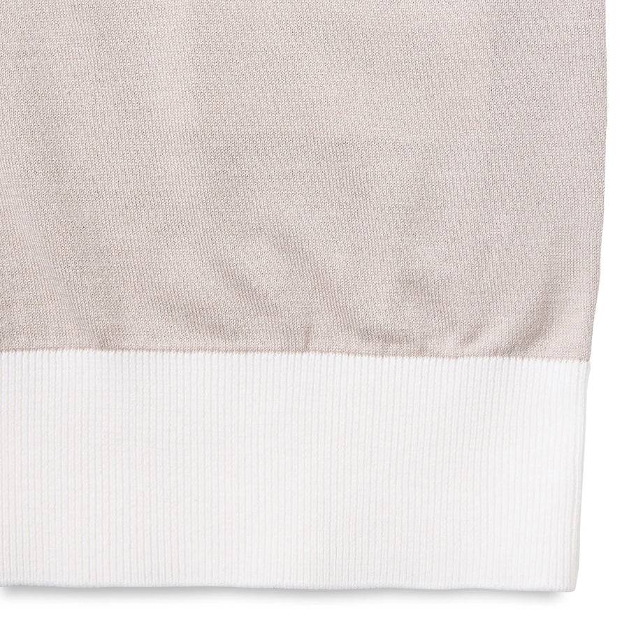 Paolo Pecora Maglia in Seta Cotone Extrafine - Eleganza Sabbia Enormi sconti