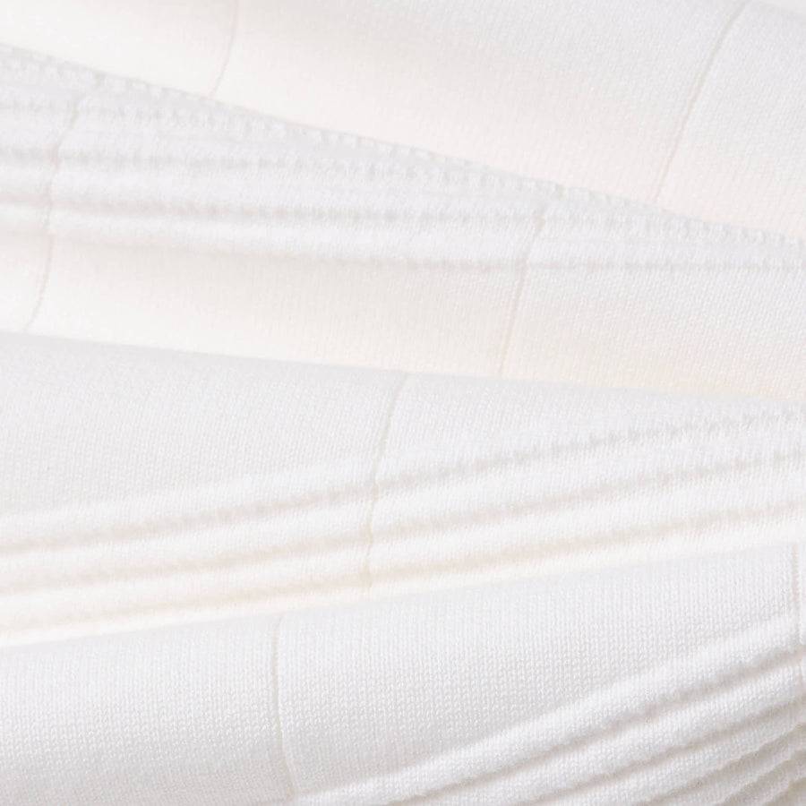Paolo Pecora Maglia in Cotone Crepe Extrafine - Bianco Motivo Diagonale Limitato a 3 giorni