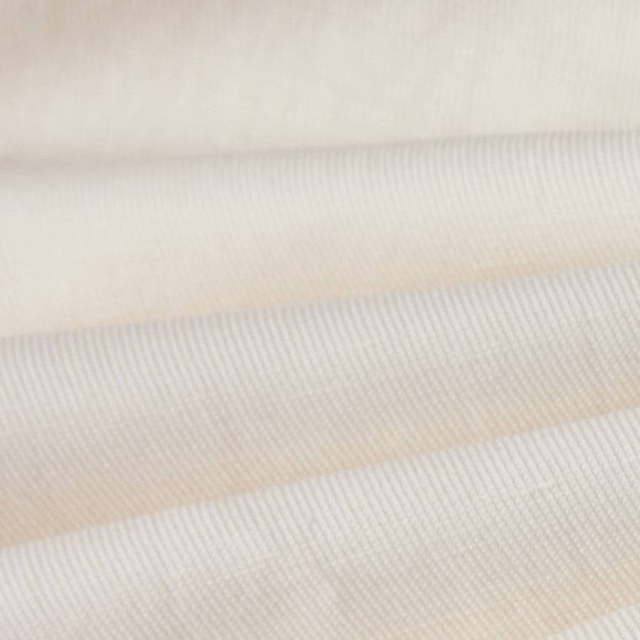 Paolo Pecora Pantaloni in Tela di Cotone Lino - Bianco Ecru Black Friday Prezzi