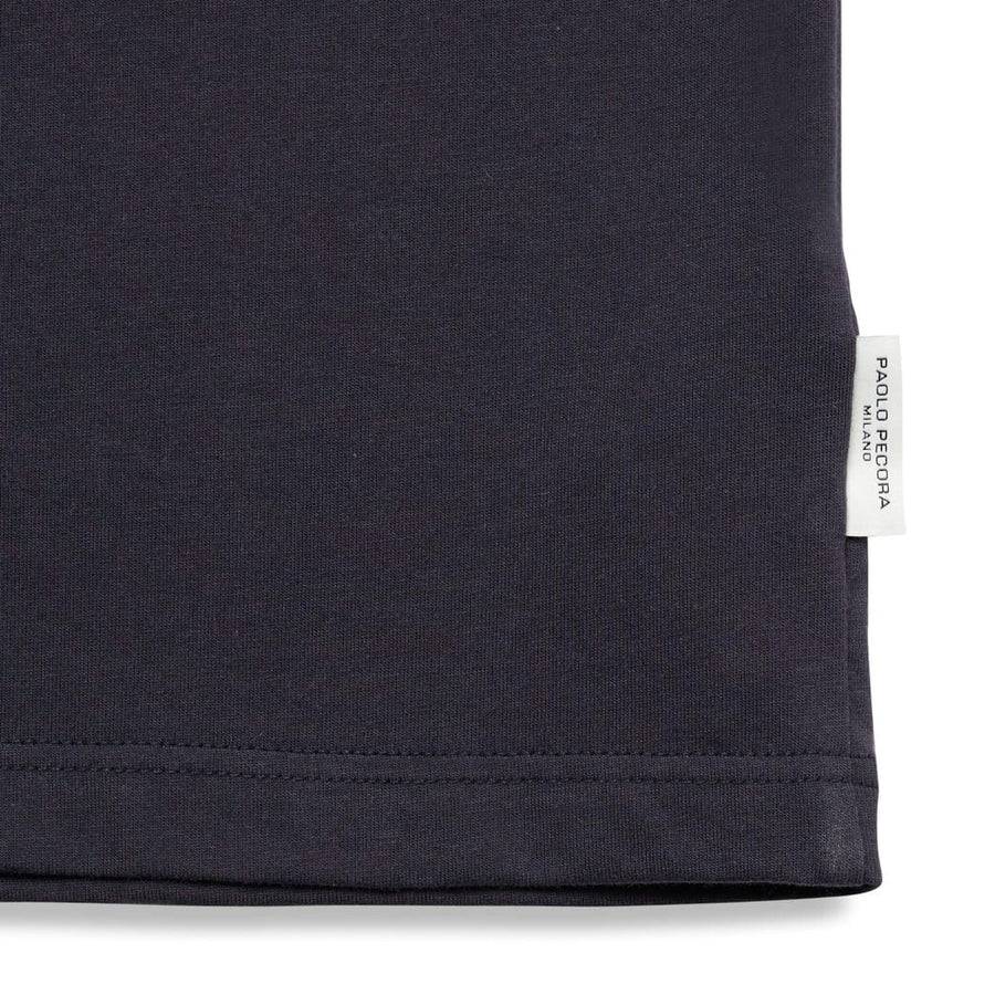 Paolo Pecora T-shirt Blu Navy "Holiday" by Pietro Terzini Consegna Veloce