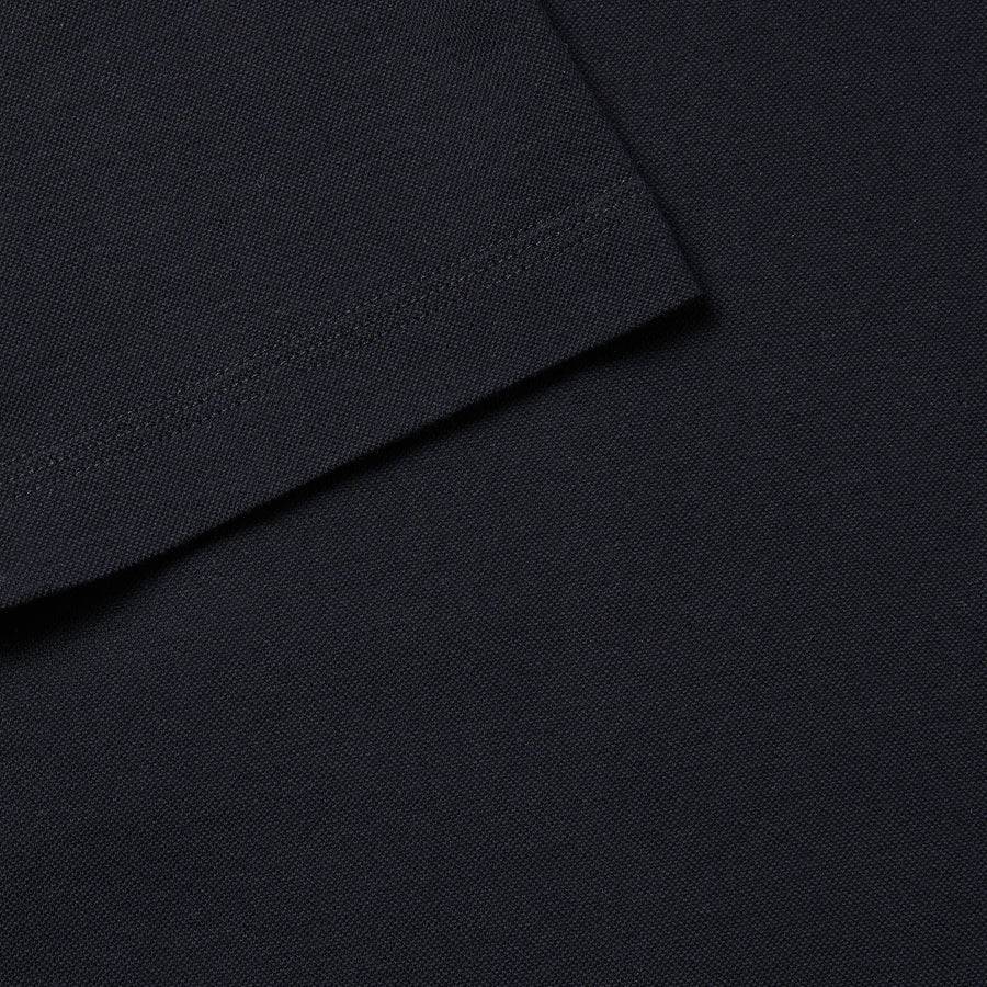 Paolo Pecora T-Shirt in Piquet Extrafine - Nera Prezzo Ridotto