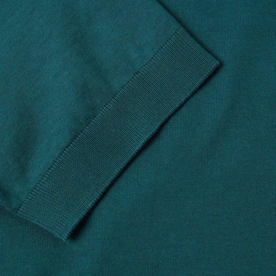 Paolo Pecora Maglia Puro Cotone Extrafine - Verde Sottocosto