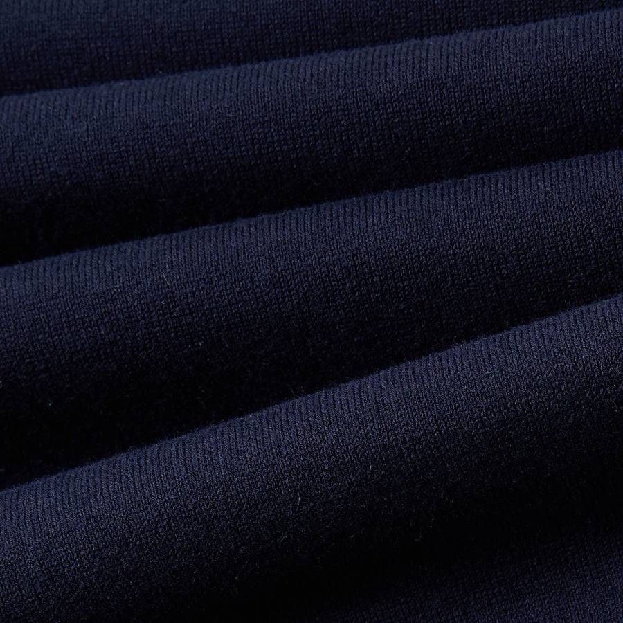 Paolo Pecora Polo Manica Corta in Cotone Extrafine - Blu Navy Economico