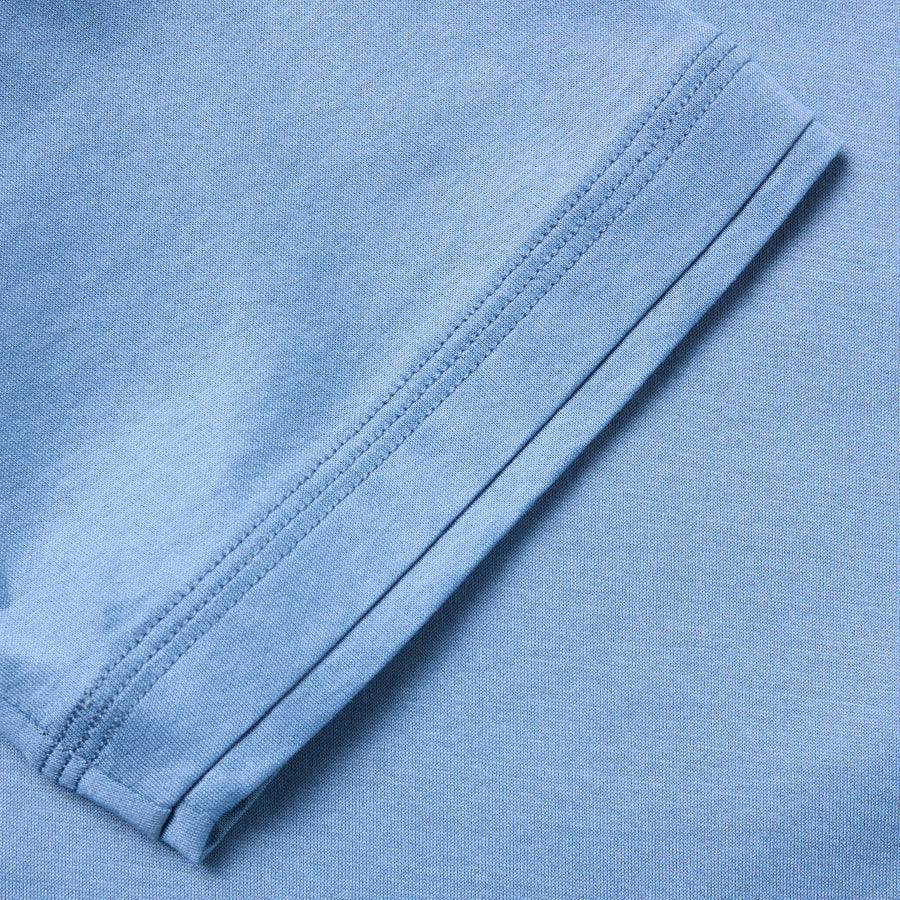 Paolo Pecora T-Shirt in Jersey Lucido - Azzurro Polvere Outlet