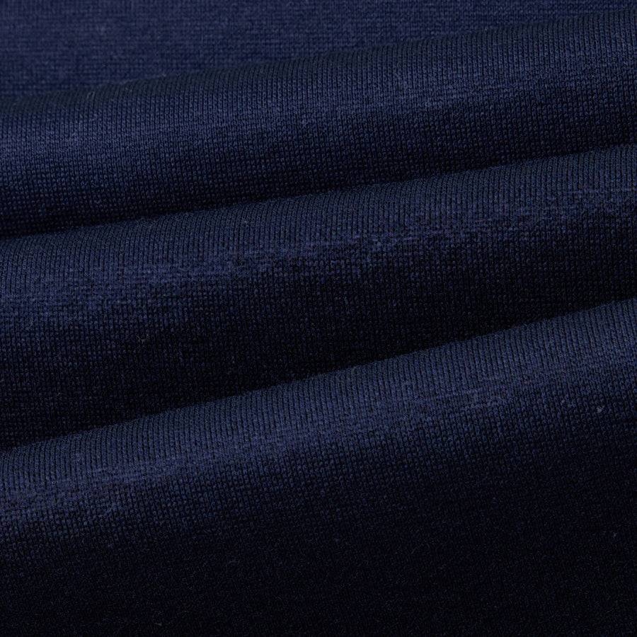 Paolo Pecora T-Shirt in Jersey Lucido - Blu Navy Saldi