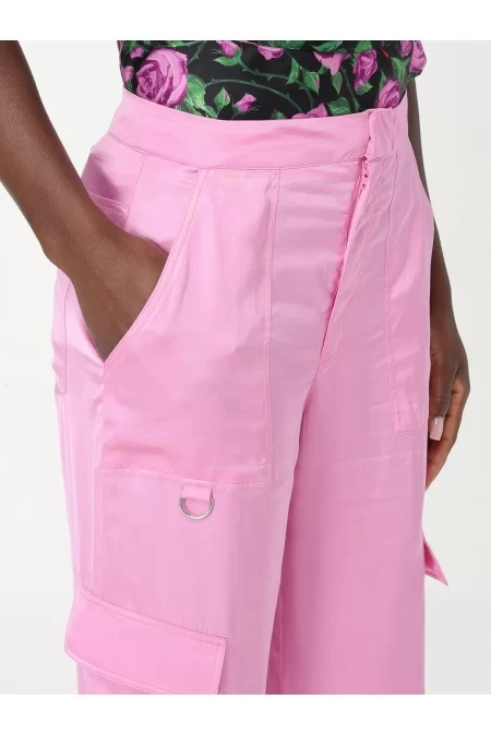 CHIARA FERRAGNI PANTALONE IN RASO CON TASCONI Online