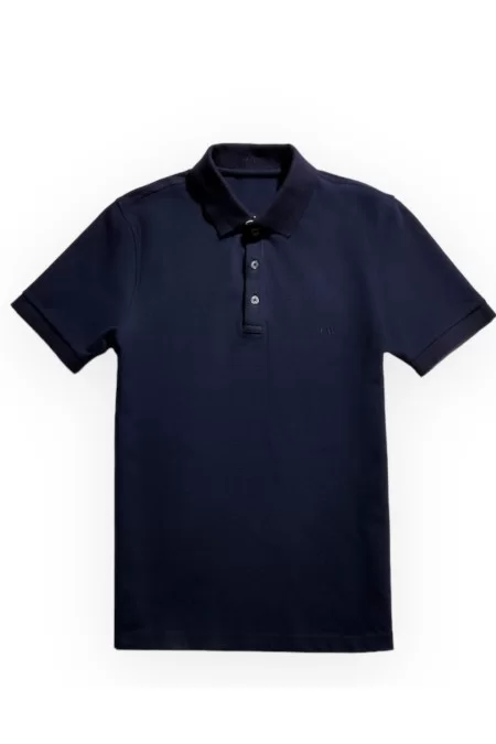 FAY POLO DB COLLAR PIQUET STR BICOLOR Sottocosto