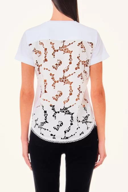 LIUJO JEANS CORE T-SHIRT MODA M/C Spedizione gratuita
