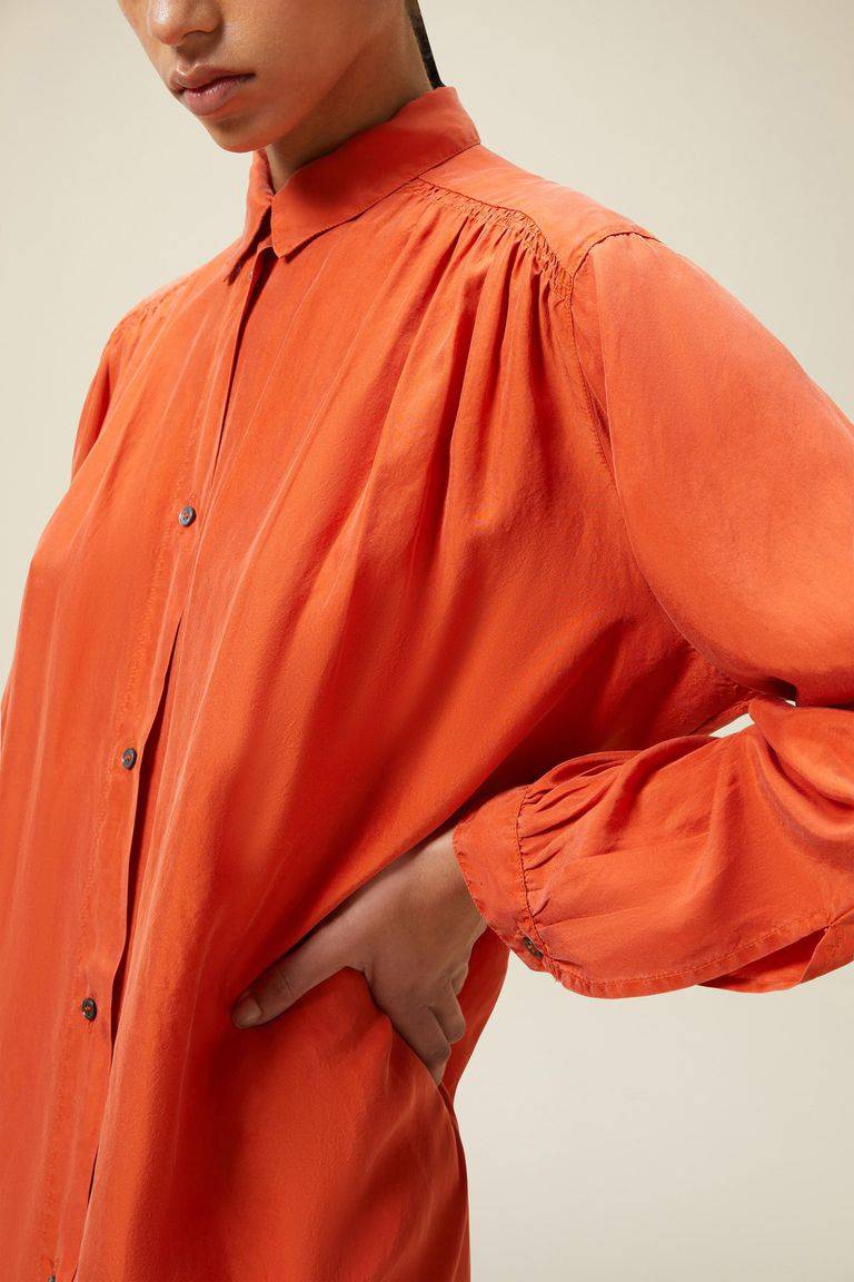 Pomandere Abito chemisier con maniche lunghe Saldi Di Fabbrica